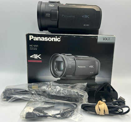 Panasonic HC-VX1 4K HD Camcorder boxed with travel bag