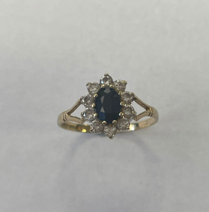 Gold Ring With Stones 1.5/9ct
