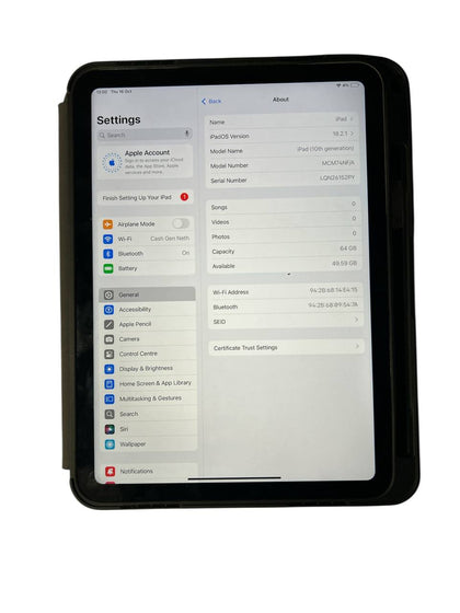 Ipad 10th Generation (A2696)