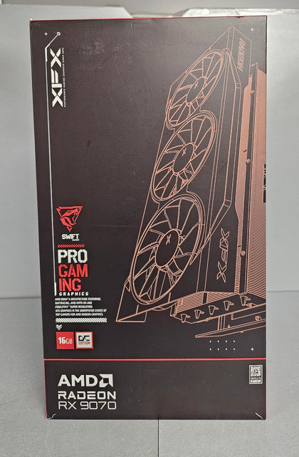 XFX Swift AMD Radeon RX 9070 OC Triple 90mm Fan Gaming Edition (Model RX-97SWFT3B7)