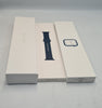 Apple Watch Series 7 GPS 41mm blue aluminium with original box and new blue apple m/l silicone strap (83% battery health)