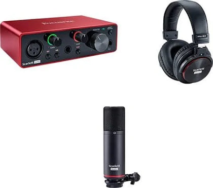 Focusrite Scarlett Solo Studio Bundle (3rd Gen), A
