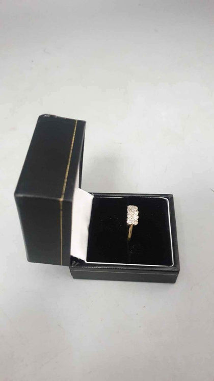 18CT GOLD RING SIZE N.