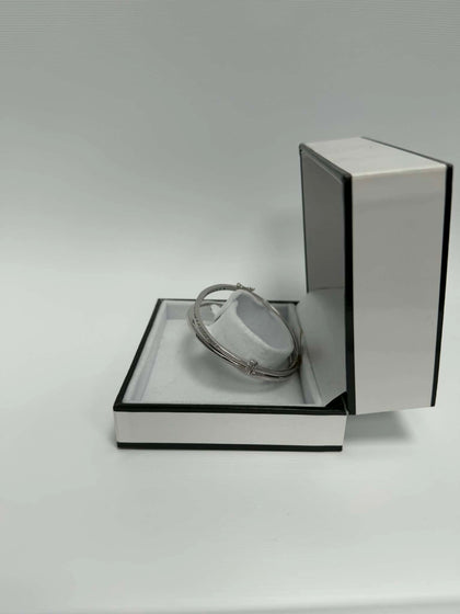 14ct White Gold Bangle, 15.6g **Hallmarked**