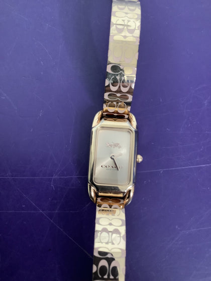Coach cadie rose gold watch