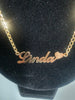 9ct GOLD LINDA NECKLACE 375 5.2G 18'' in Length