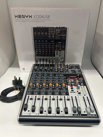 Behringer Xenyx-x1204usb Fx, 12-channel Mixer And Usb Audio Interface