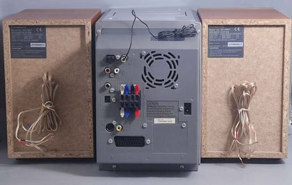 Panasonic 5CD Changer and Tape Player with Remote and Two Speakers