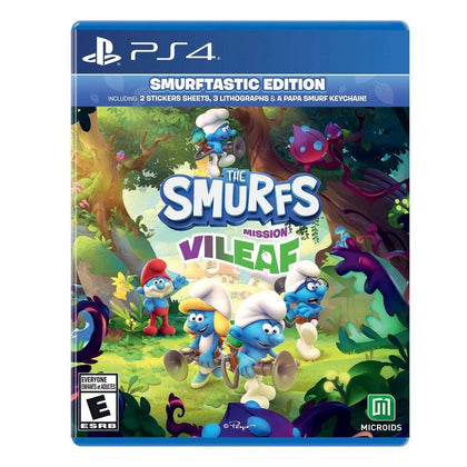 The Smurfs Mission Vileaf Smurftastic Edition PS4.