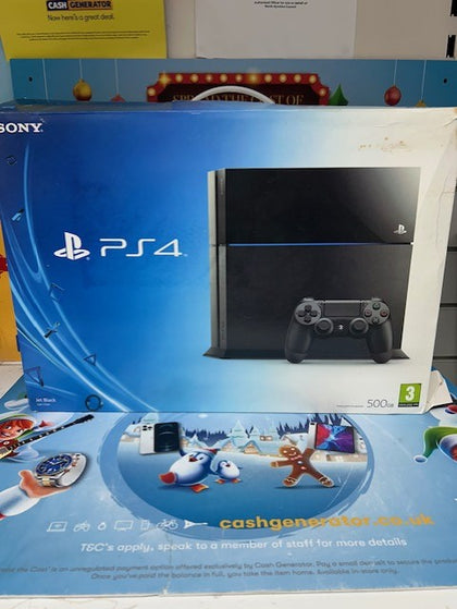 PLAYSTATION 4 ORIGINAL 500GB BLACK **BOXED**