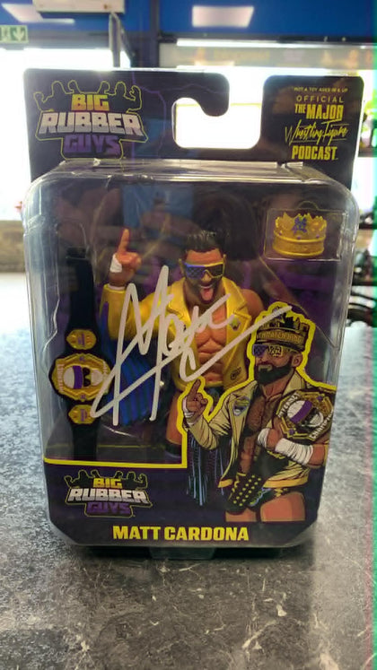 MWFP Matt Cardona Signed Figure - Major Bendies - Deathmatch King Figure