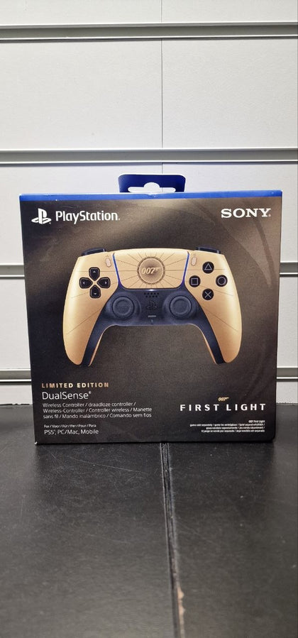 PS5 Official DualSense Controller 007 First Light Gold, A