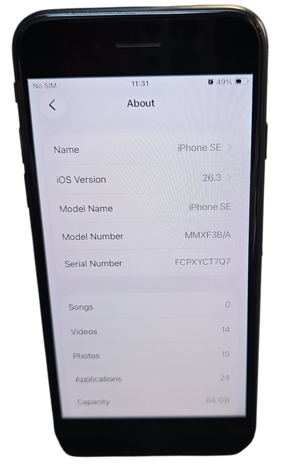 Apple iPhone SE - 3rd Gen - 83% Battery - A2783