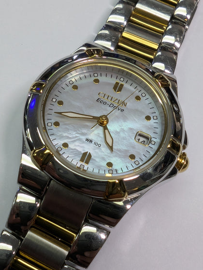 LADIES CITIZEN ECO DRIVE WATCH BOXED WITH LINKS PRESTON STORE