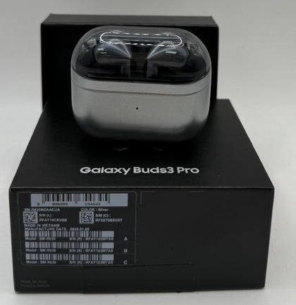 Samsung Galaxy Buds 3 Pro (SM-R630),  Silver, Boxed - Chesterfield