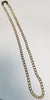 9ct Yellow Gold Square Curb Link Chain - 11.10G - 20" - Hallmarked