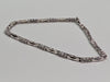 9ct White Gold CZ Bracelet 7.5"