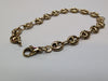 9CT GOLD PUFFY MARINER  BRACELET  5.93G PRESTON STORE