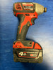 milwaukee set m18 bid compact 1/4" hex impact driver bpdn combi/percussion drill,