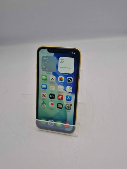 Apple iPhone 11 64GB Yellow | Unlocked | 4G | Smartphone | 78% Batt *CRACKED GENERIC SCREEN*