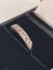 9CT White Gold Ladies Ring With Stones (NOT DIA) - 2.82 Grams - Size M
