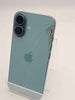 Apple Iphone 16 Mobile Phone - 128GB - Teal - Open Unlocked - Unboxed 97% Batt -  Cracked Back – Scratched Screen – Black Dot
