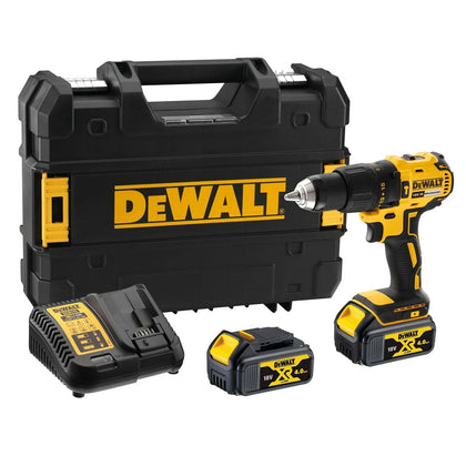 DeWalt 18V 2 x 4 Li Ion Brushless Cordless Combi Drill Power Tool