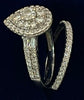 18CT DIAMOND RING SET 5.6G