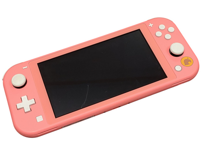 Animal Crossing Nintendo Switch Lite Bundle - Coral Pink **Unboxed**
