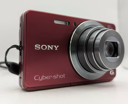 Sony Cyber-shot DSC-W690 16.1MP Digital Camera 10x Zoom Camera Red English CCD