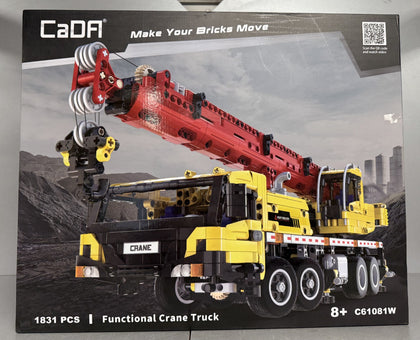 CaDA Functional Crane Truck with Manual Control - 1831 Pieces
