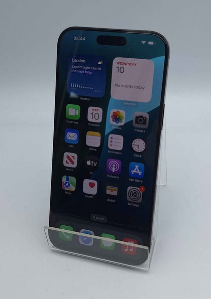 Apple iPhone 16 Pro Max - 256GB - Black Titanium - Unlocked - 100% Battery Cap **BOXED**