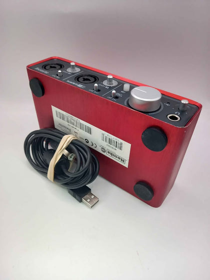 Focusrite Scarlett 2i2, 3rd Generation USB Audio Interface- Missing Dials, Unboxed