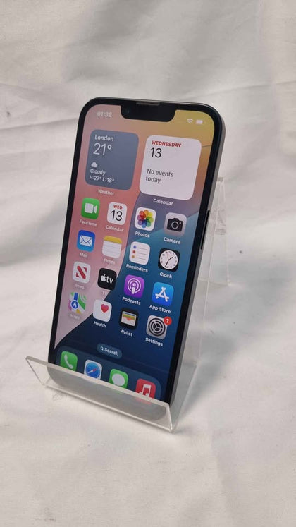Apple IPhone 13 Mobile Phone - 128GB SSD - Midnight - Open Unlocked - Unboxed (78% Battery)