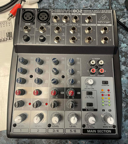 Xenyx 802 Premium 8-Input 2-Bus Mixer