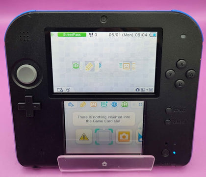 Nintendo 2DS Console - Black/Blue With Stylus