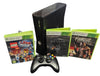 Microsoft XBox 360 Slim 128GB with Games - Unboxed