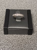 Silver Ring With Clear Stones Size-K