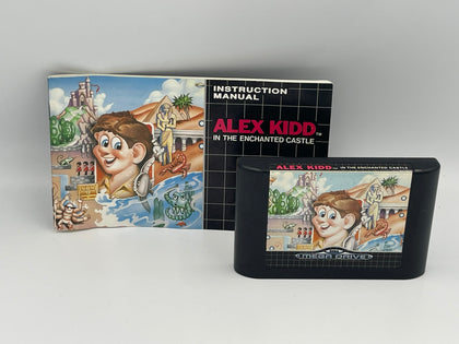 *alex kidd sega mega drive enchanted castle boxed manual