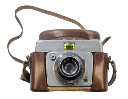Ilford's Sportsman Rangefinder Camera and Case 