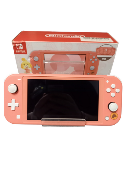 Nintendo Switch Lite Animal Crossing Horizons Isabelle Aloha Edition-No Charger
