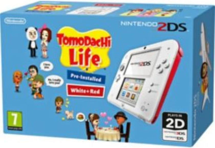 Nintendo 2DS Red Console Package