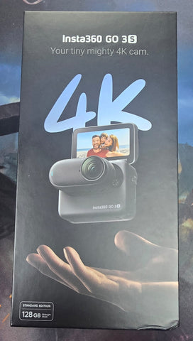 Insta360 GO 3S Action Camera - 4K - Opened To Test - Immaculate - Includes All Original Packaging + Accessories