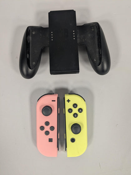 Nintendo Switch Joy-con Controllers Pair Pastel Pink/pastel Yellow with Grip