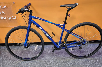 ** Collection Only ** GT Transeo Sport Step Through Hybrid Bike - Blue Medium Frame