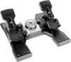 Saitek Yoke Flight Controller w/Logitech Flight Rudder Pedals
