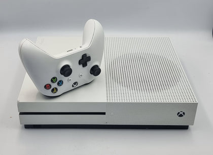 Microsoft Xbox One S Console 500GB white with 1x Controller and leads UNBOXED