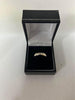 9ct white gold wedding band 4.0G size N stamped