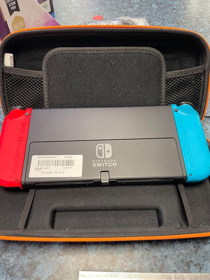 Nintendo switch oled with Case.