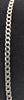 925 Silver Hallmarked, Curbed Chain W/ Lobster Clasp, 20", 36.65g